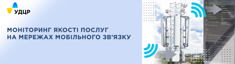 У квітні проведено понад 34 000 тестів під час моніторингу якості мобільного зв’язку
